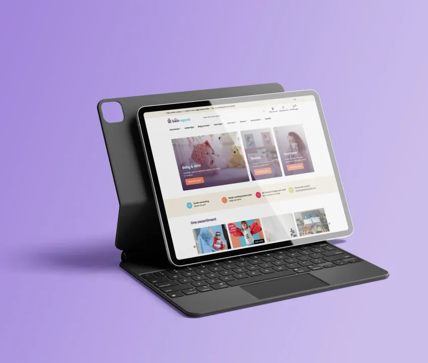 Website en webshop als bestemming voor een campagne