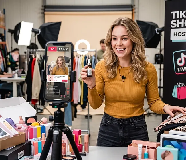 TikTok LIVE Shopping Host